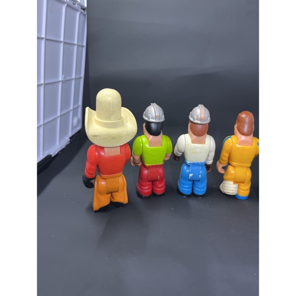 Vintage (1970s, 1980s) Lot of 7 Fisher-Price Husky Helper Figures - Picture 5 of 15